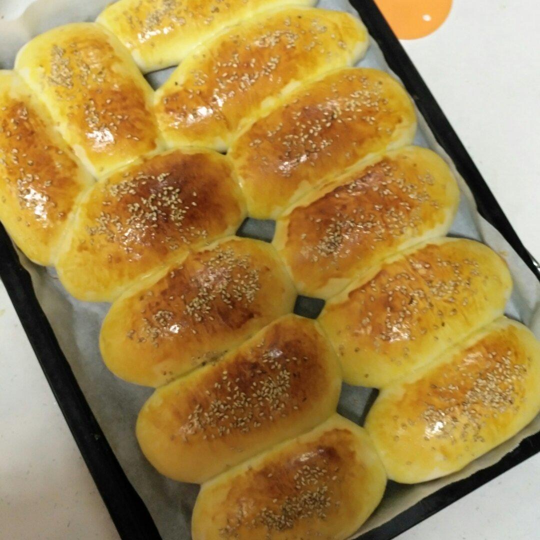 火腿肠早餐面包（一次发酵法）