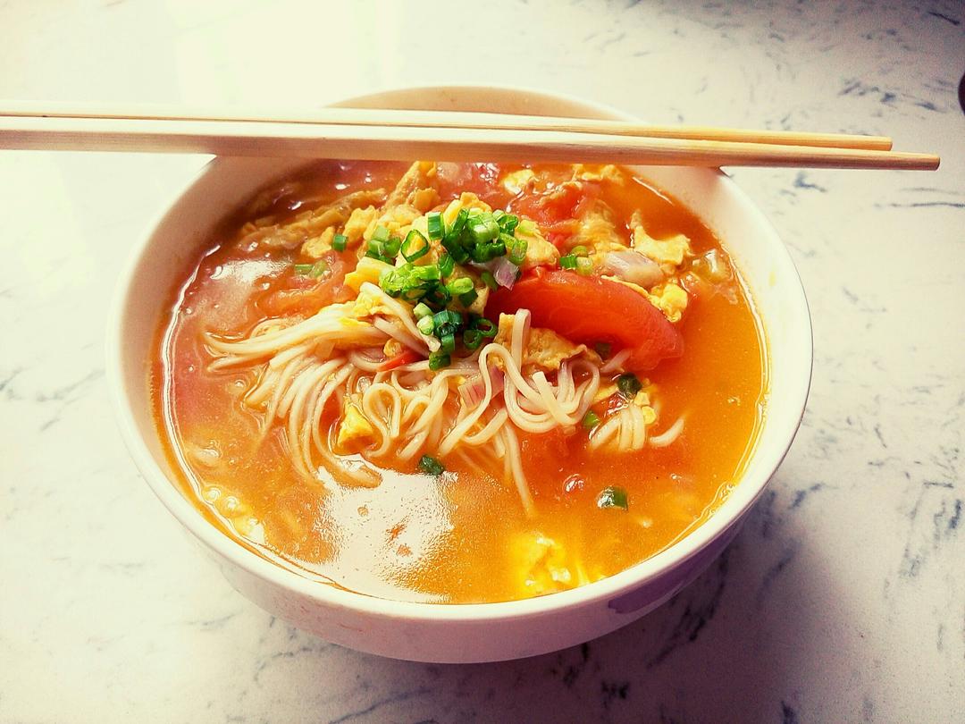 【番茄鸡蛋面的做法步骤图,番茄鸡蛋面怎么做好吃】ivyscorner_下厨房