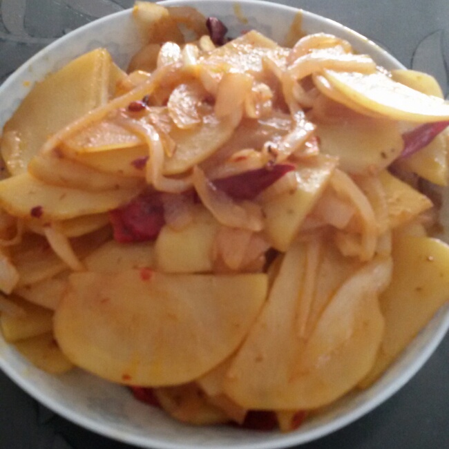 孜然洋葱土豆片