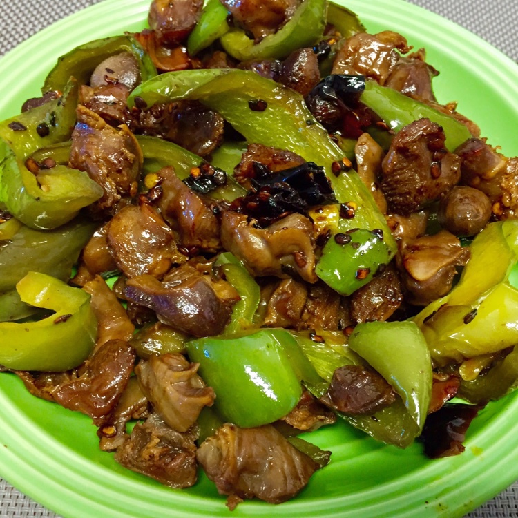 爆炒鸡杂