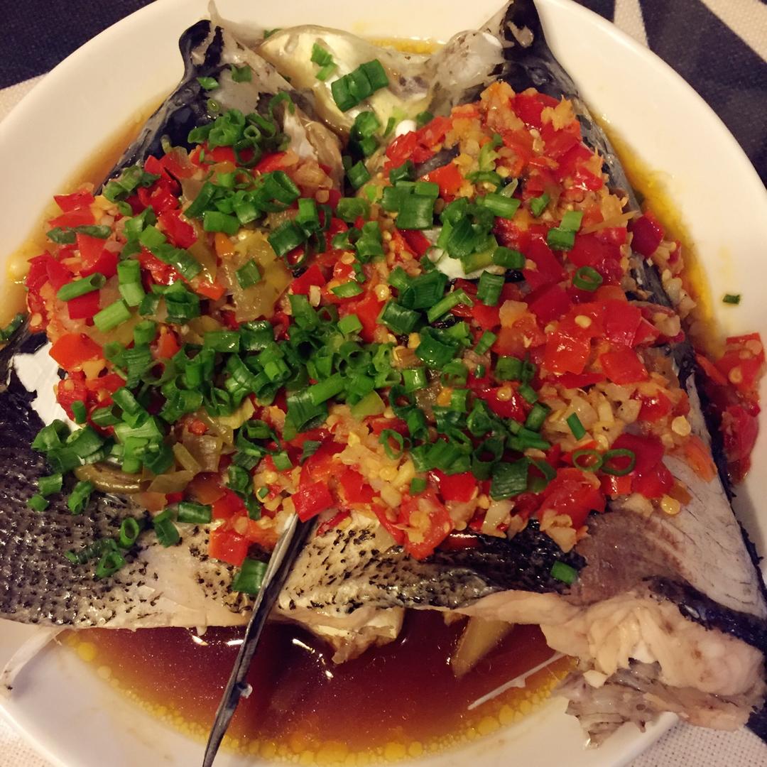 mint芝芝做的剁椒鱼头