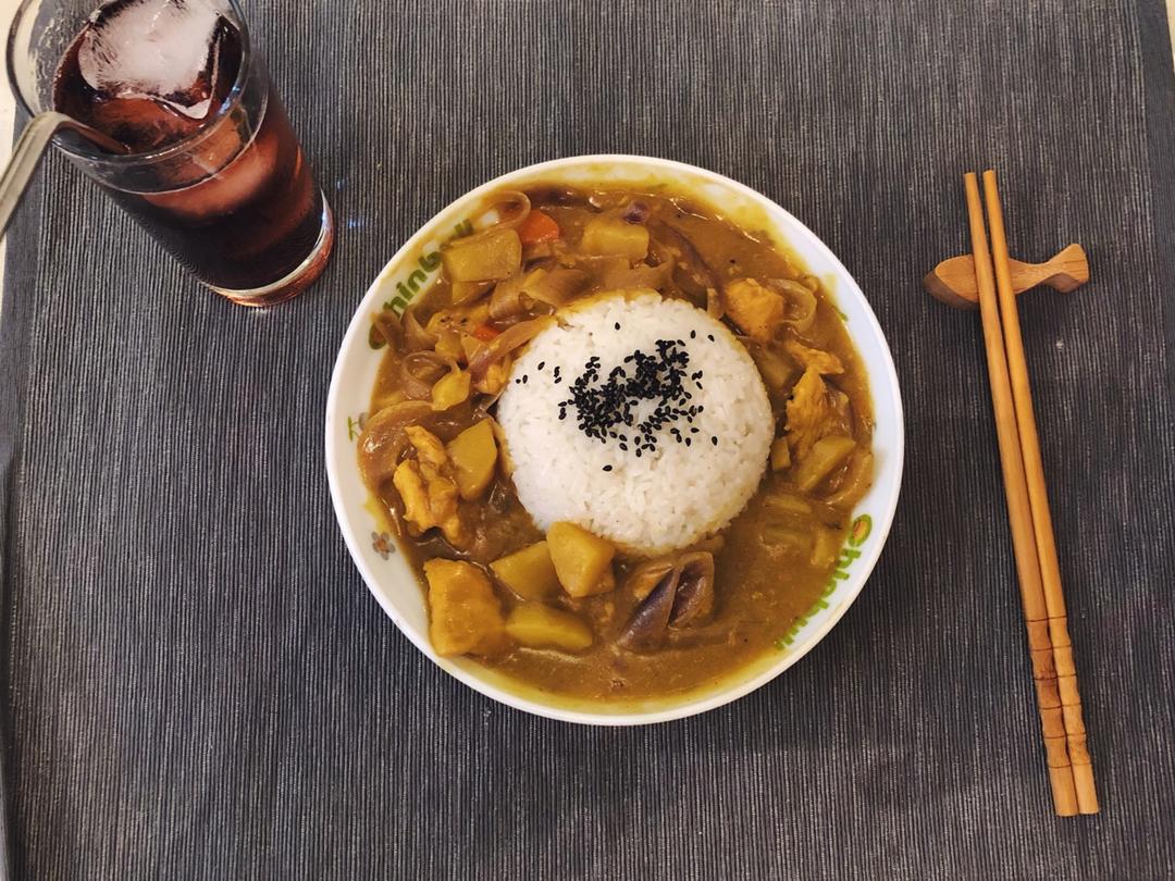 咖喱鸡饭
