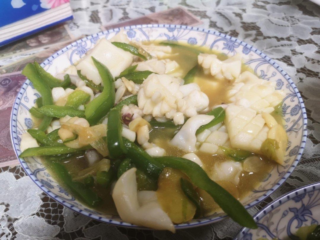 爆炒青椒鲜墨鱼🦑
