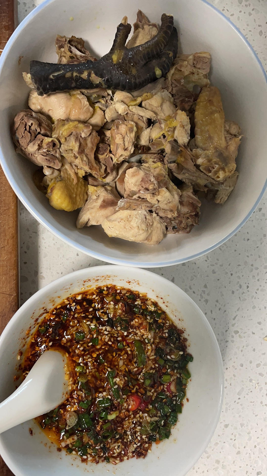 椒麻口水鸡