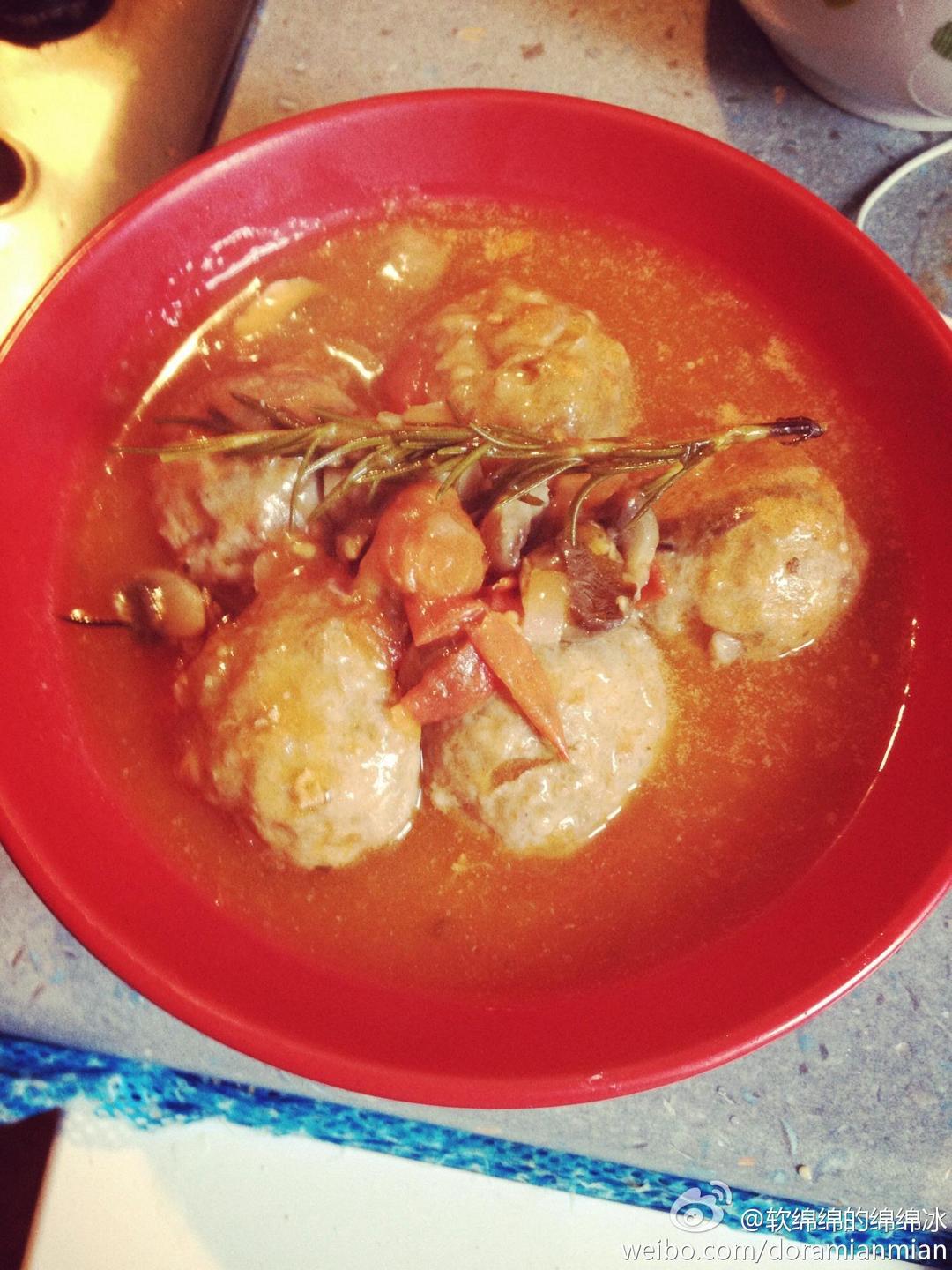 “美式”番茄炖肉球 腐国版本