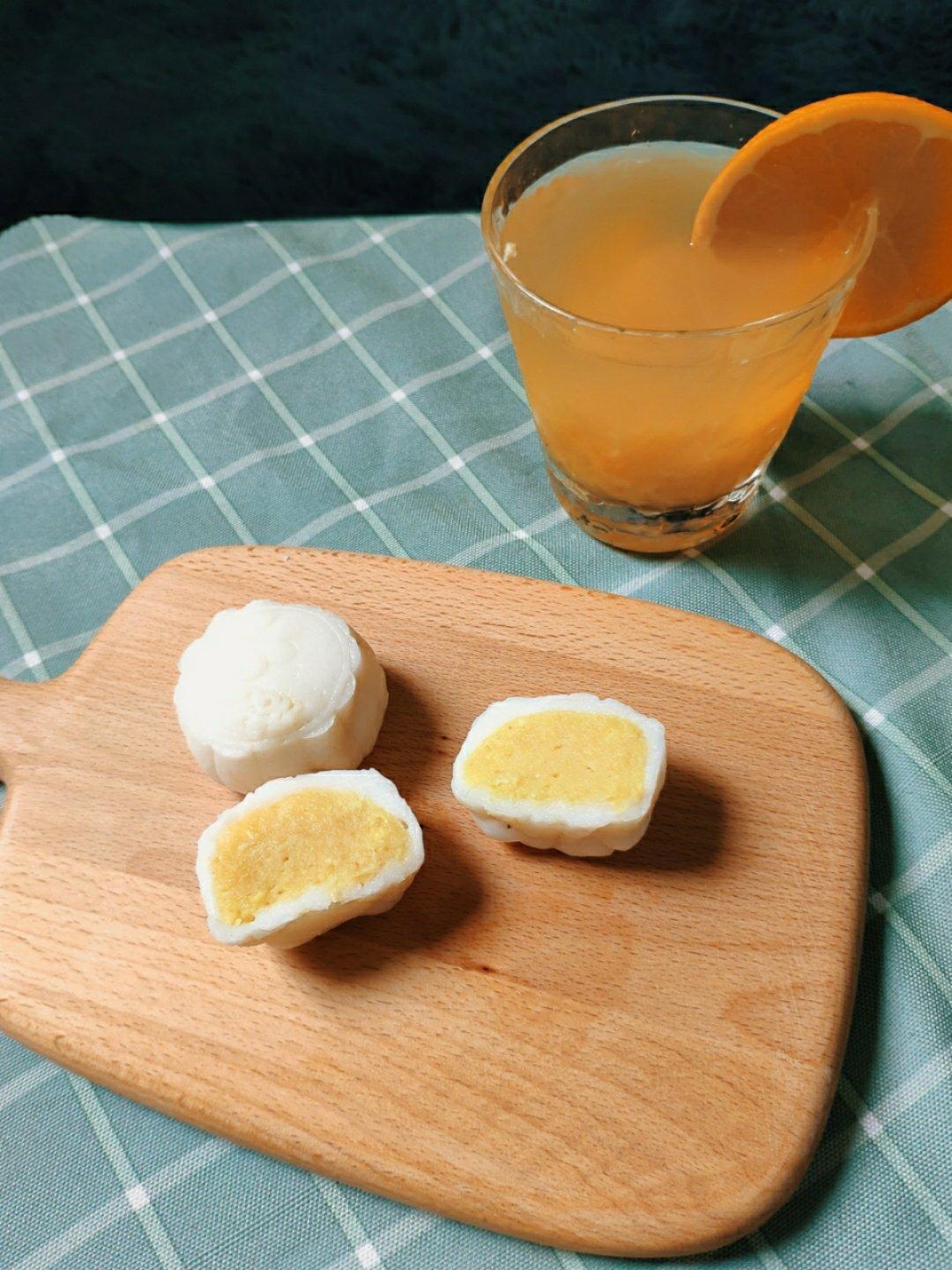 榴莲冰皮月饼的榴莲馅