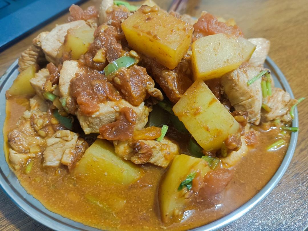 番茄炒鸡胸肉