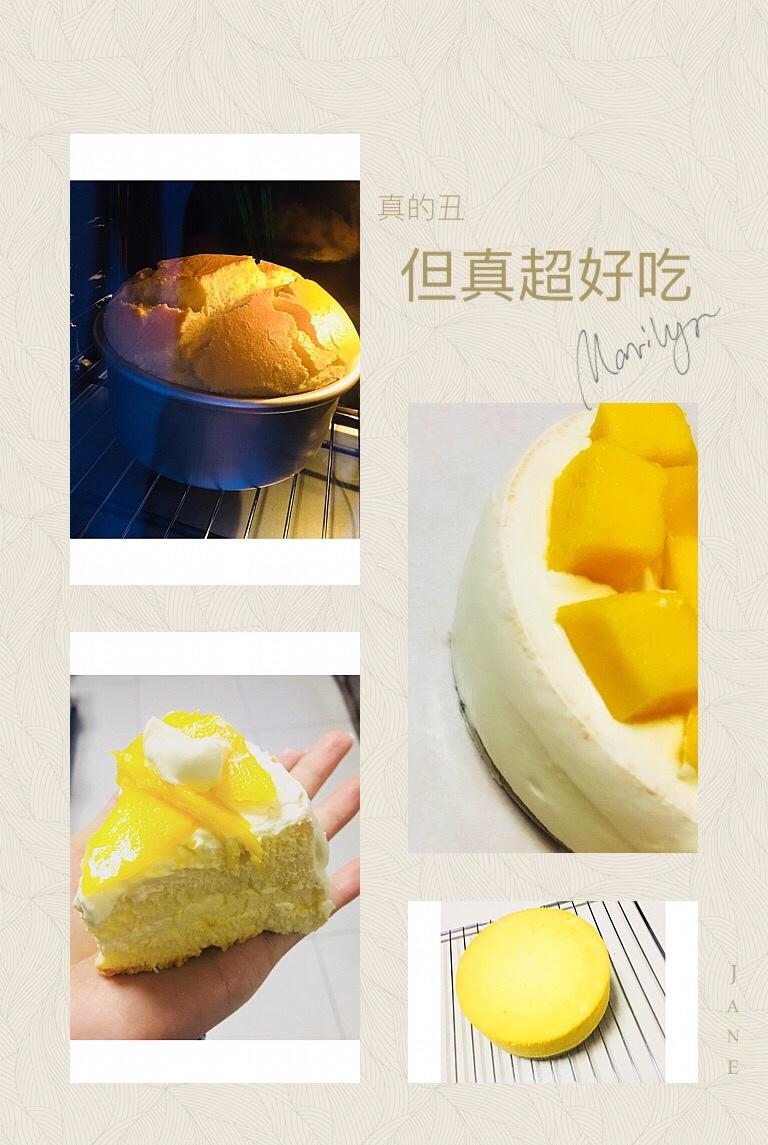 超简单完美戚风蛋糕（6寸2蛋）附打发、翻拌、脱模视频