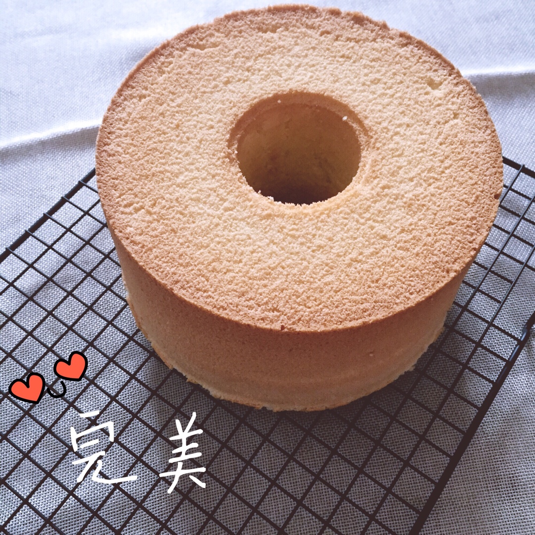 经典戚风——拜拜蛋糕（中空、圆模均可）