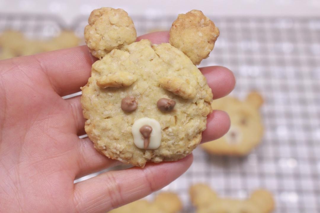 可可燕麦小熊饼干🍪