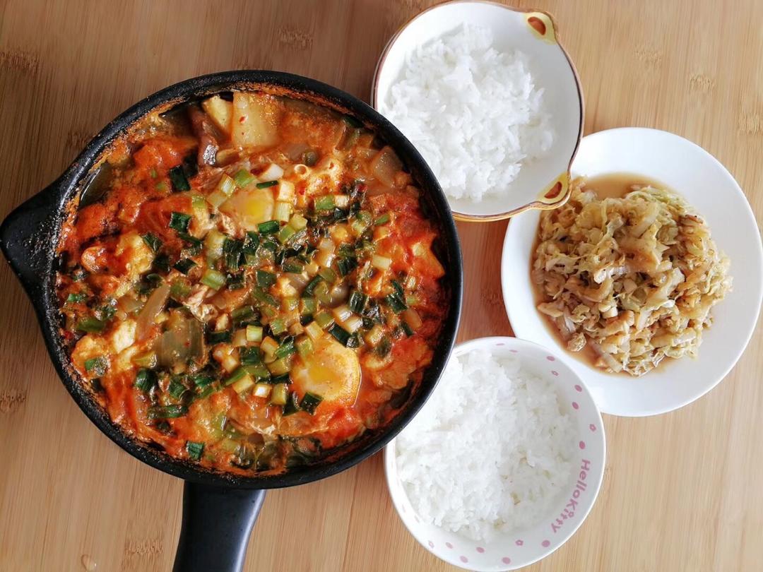 韩式豆腐锅 Korean Tofu Hotpot