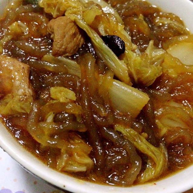 猪肉白菜炖粉条