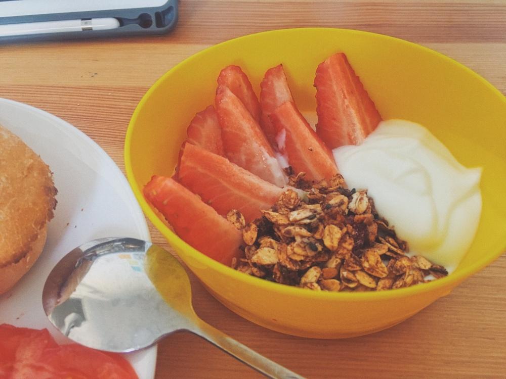 格兰诺拉烤燕麦～