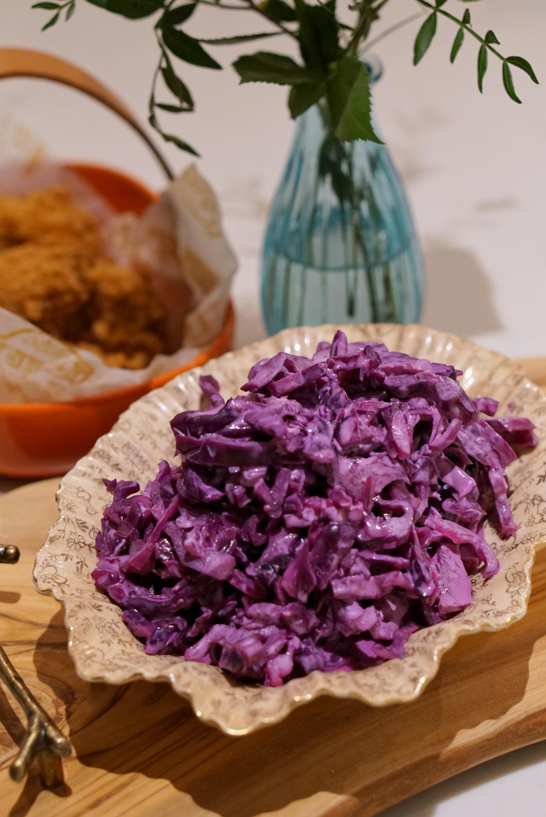 爆腌三色卷心菜沙拉Coleslaw