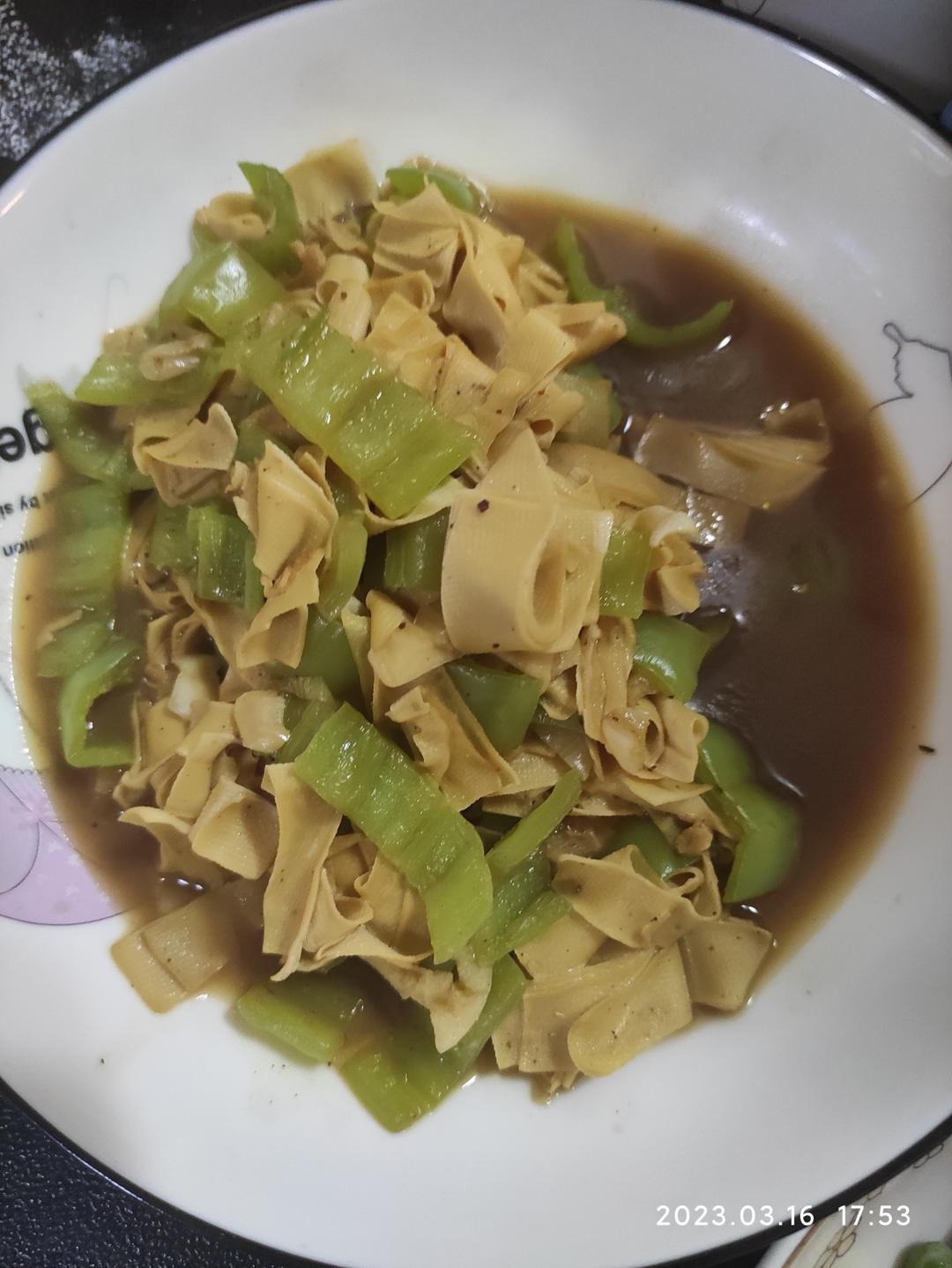 东北人最爱的国菜 尖椒干豆腐