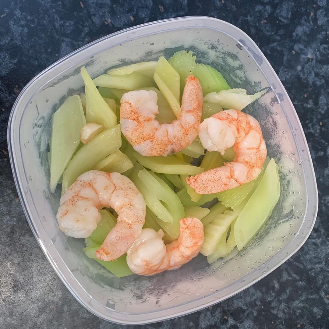 西芹炒虾仁
