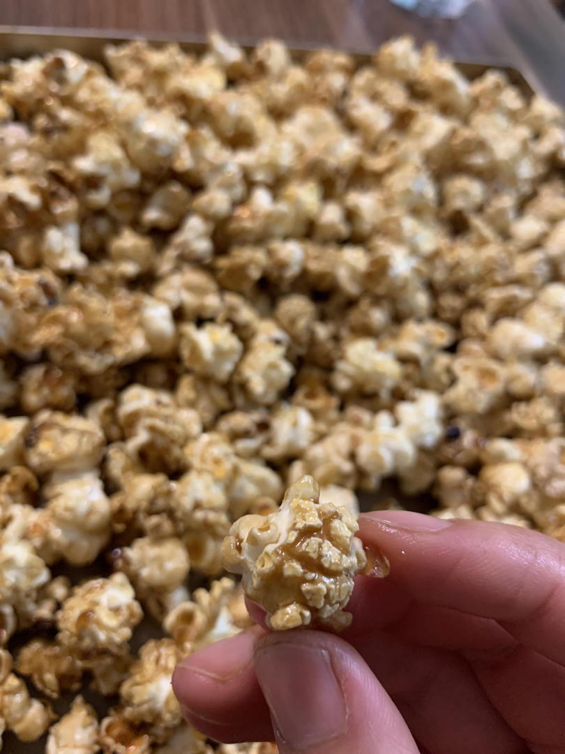 一招搞定小朋友的黄油焦糖爆米花，简单又好吃