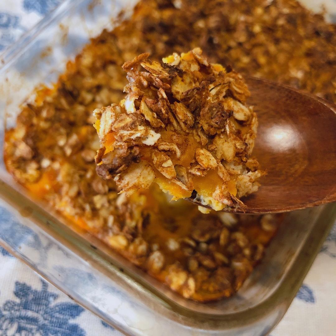 粉糯红薯泥配燕麦酥丨健康·三餐