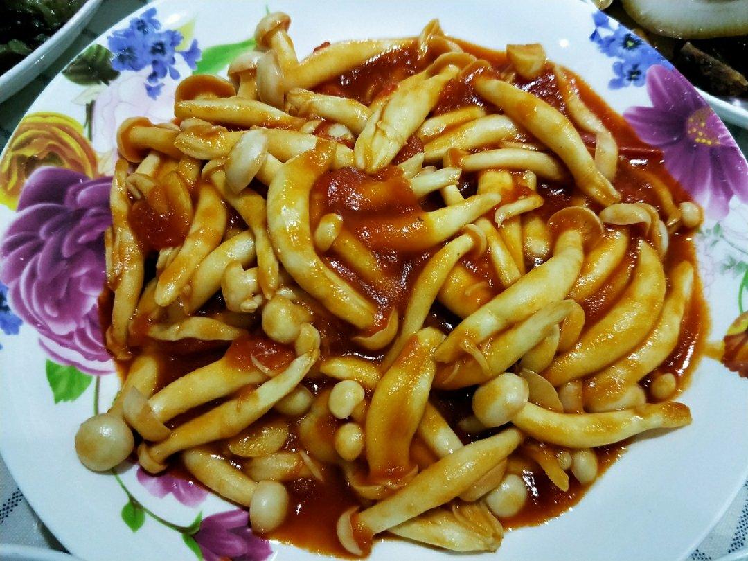 茄汁海鲜菇