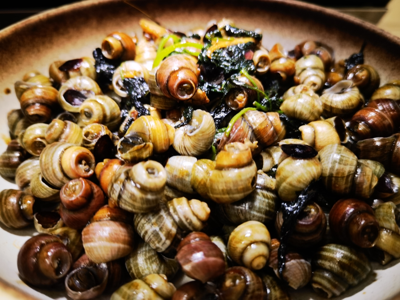 家常菜系列——紫苏炒田螺的做法
