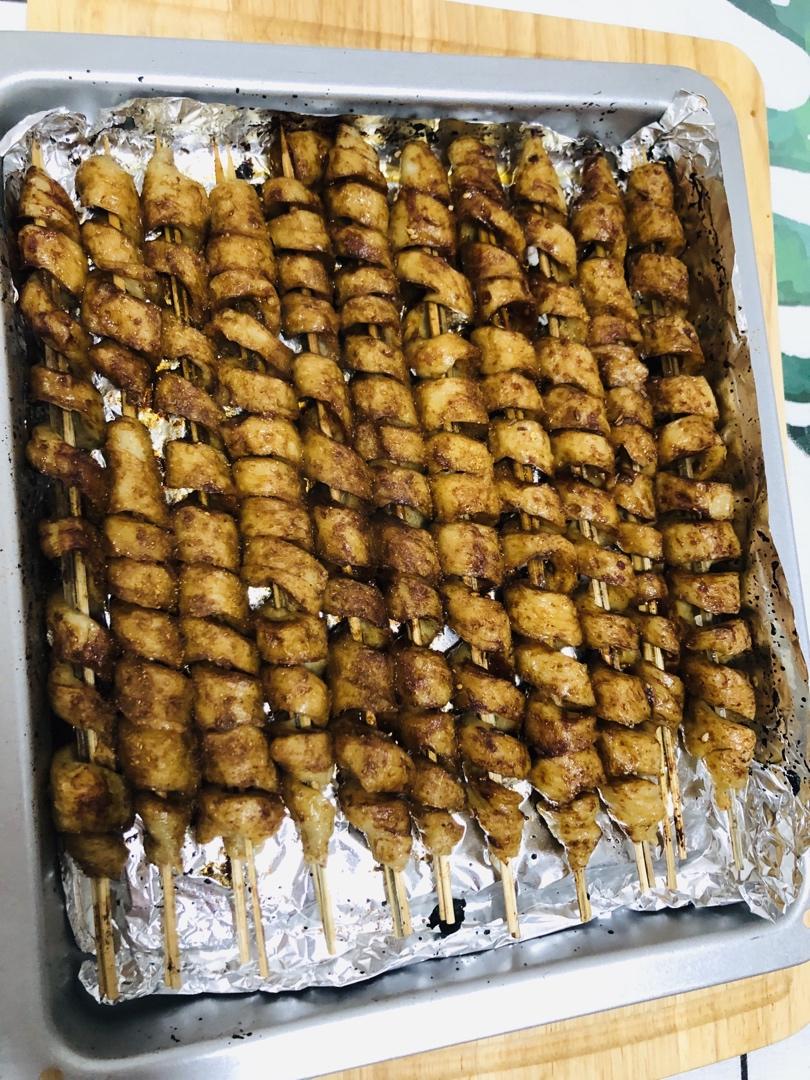 家庭烤箱烤面筋