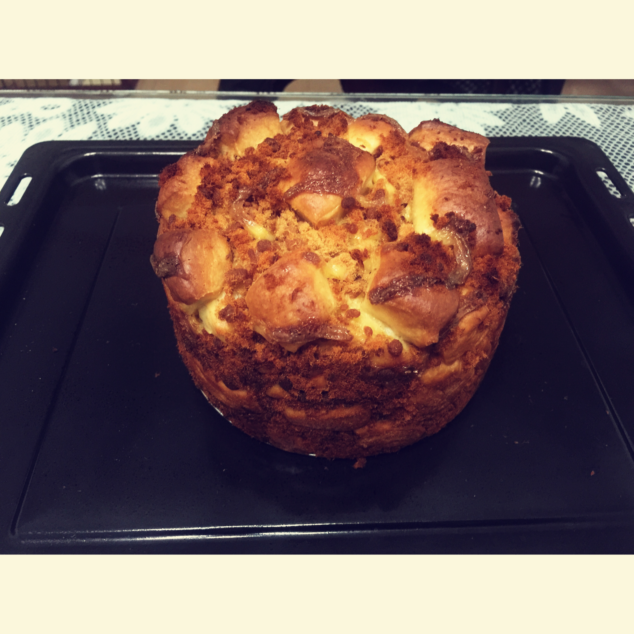 肉松手撕面包—超软会爆浆的面包哟