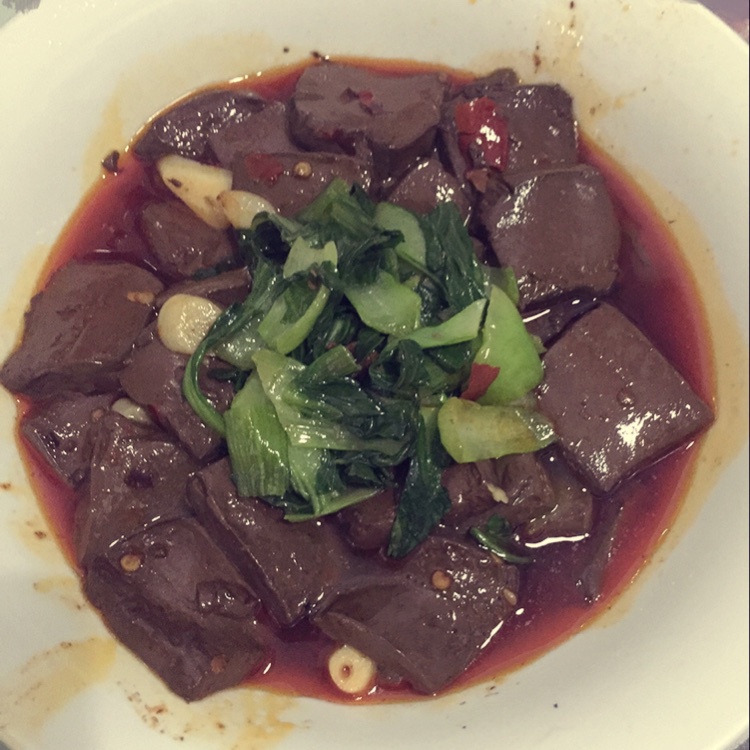 酸辣鸭血