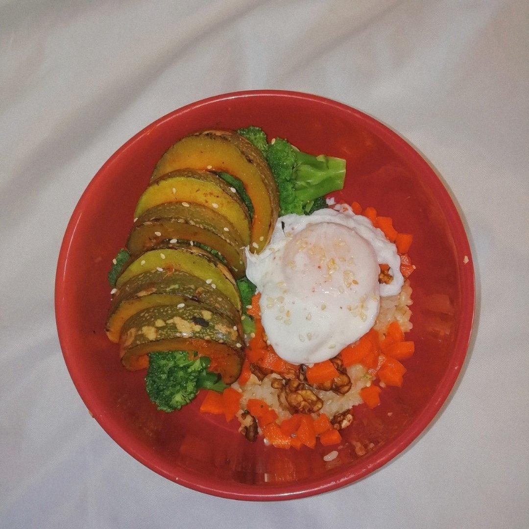 【健康三餐】鲜味南瓜能量炒饭