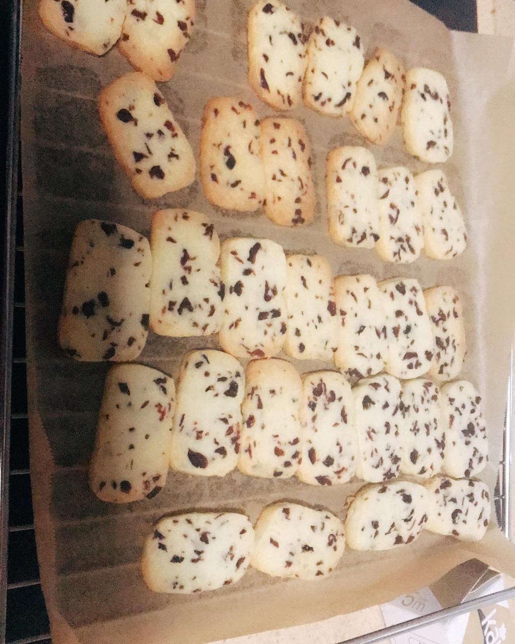 低糖少油版蔓越莓饼干