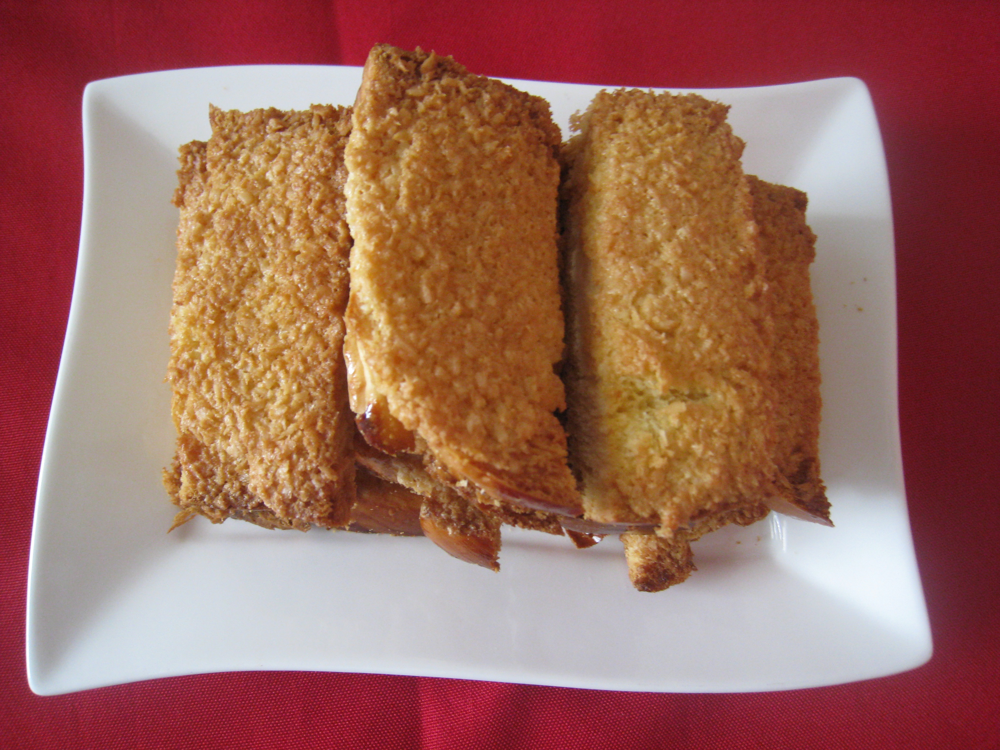 香酥可口的——黄油椰蓉吐司条