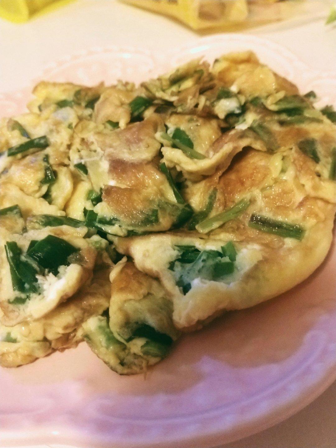 韭菜煎鸡蛋