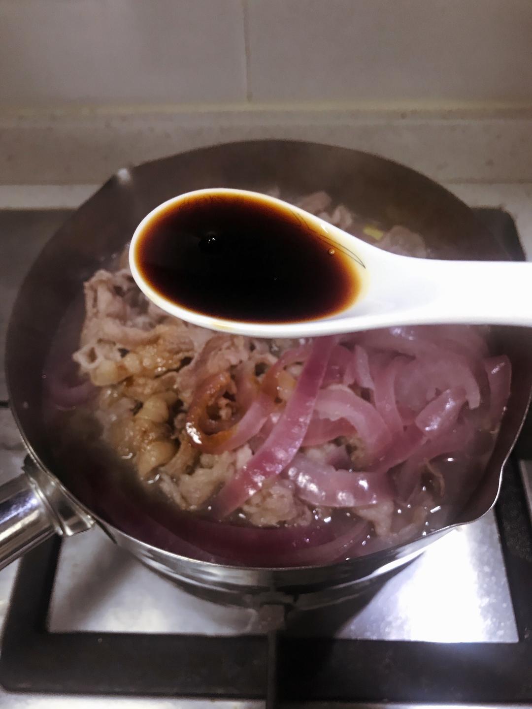 泡菜蘑菇牛丼饭的做法 步骤7