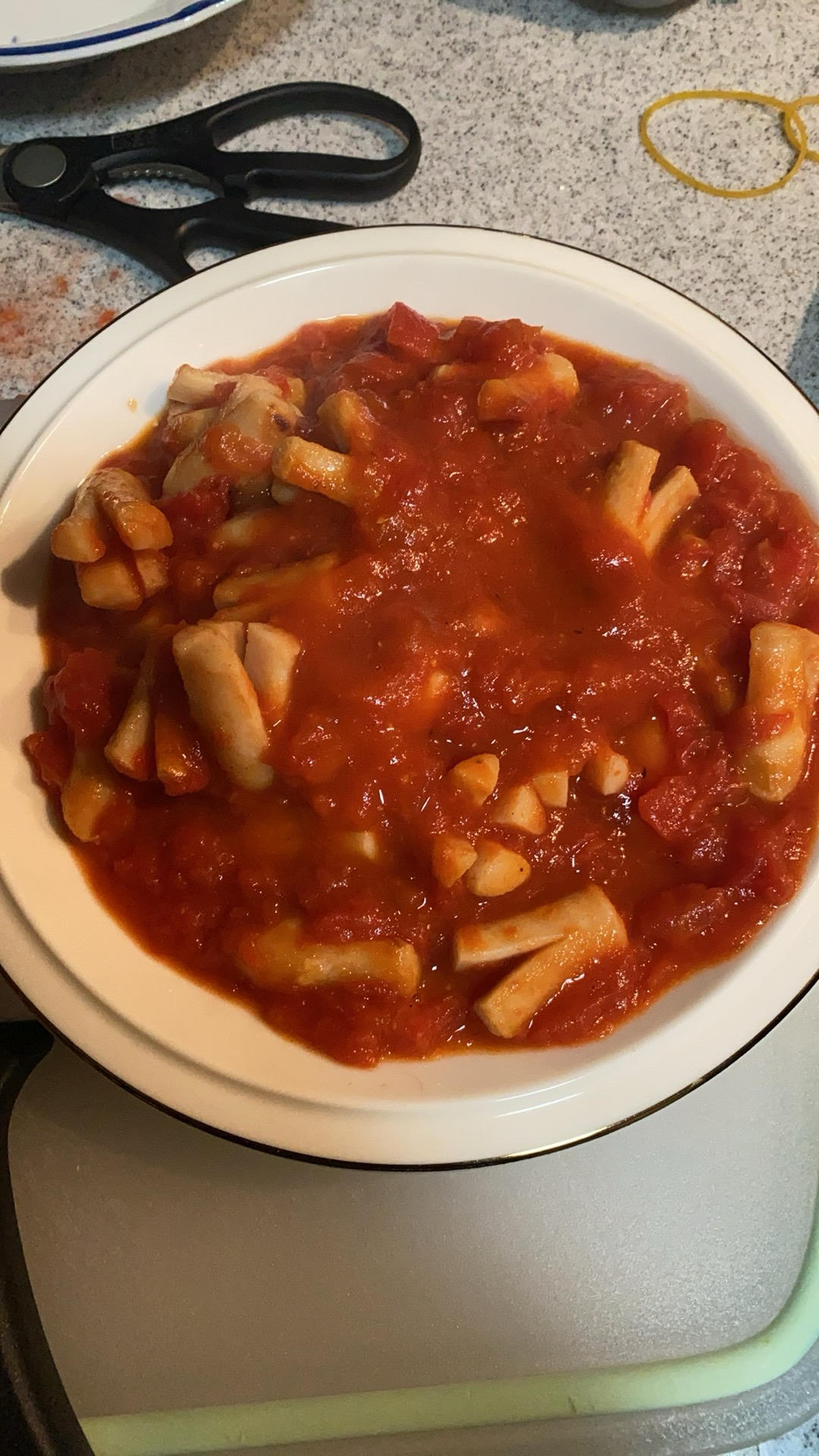 红烩泥肠（番茄烩泥肠）