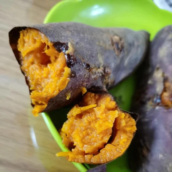 空气炸锅烤红薯(超级简单)