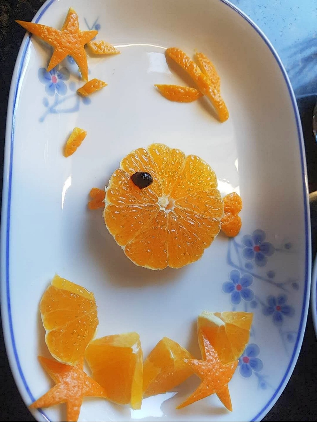 橙子🍊小太阳水果集合的做法 步骤4