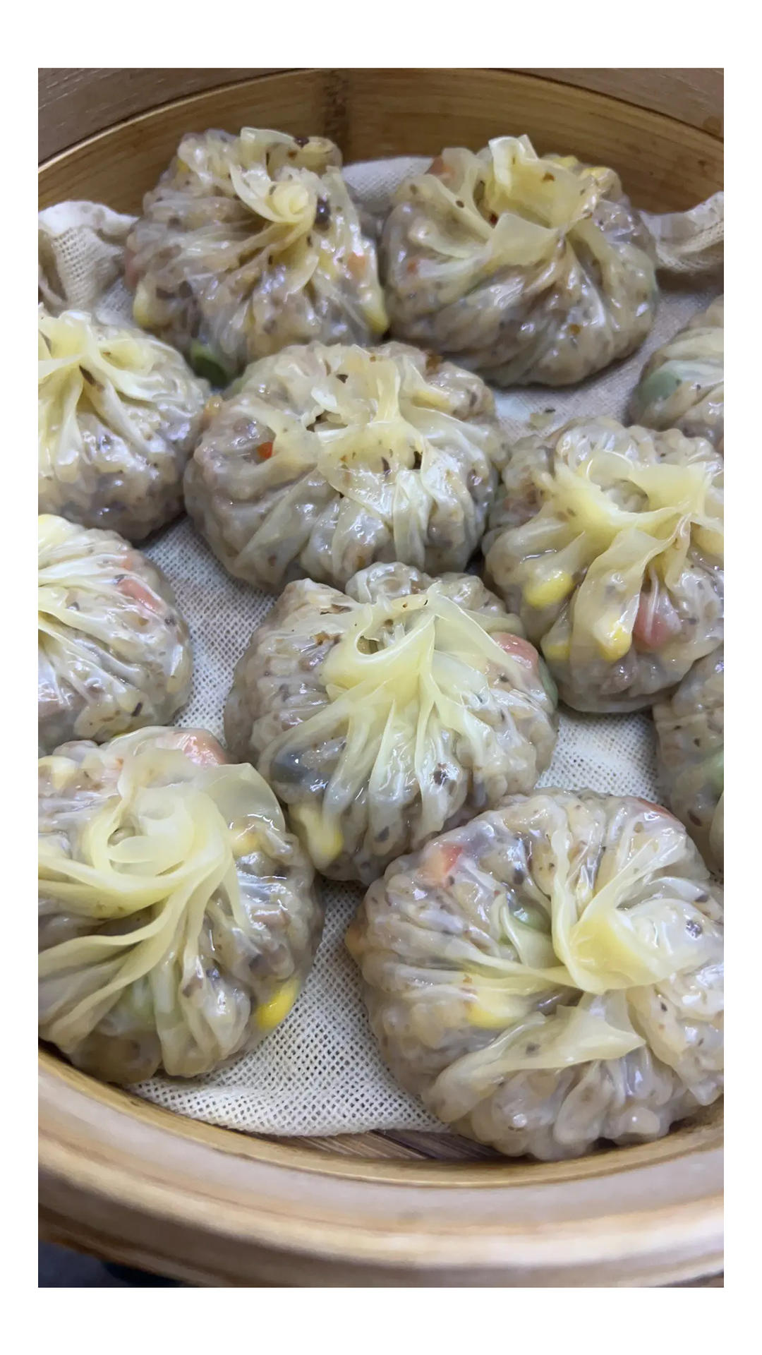 日常｜做了纸皮烧麦 超绝！