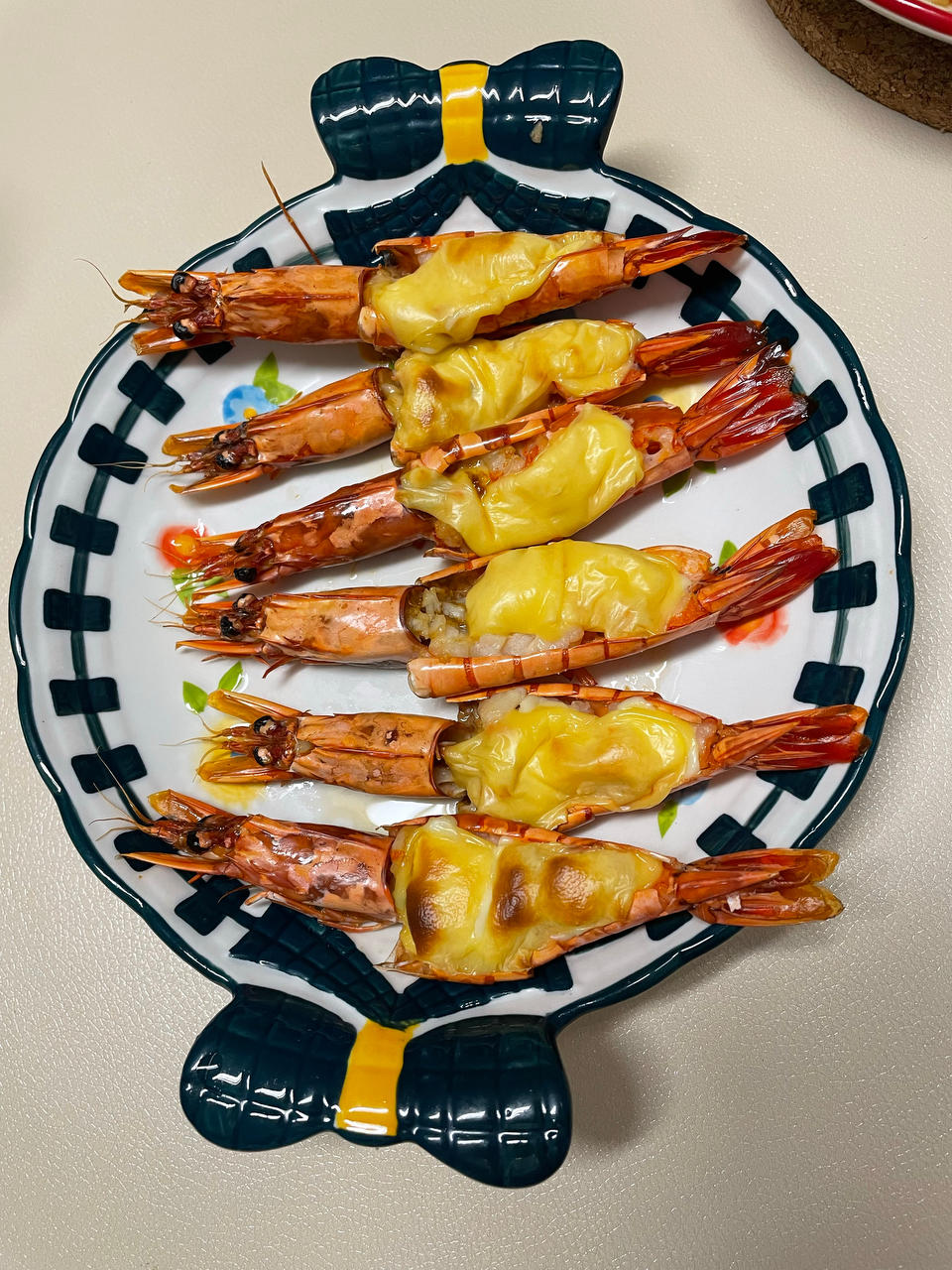 芝士沙拉酱焗大虾