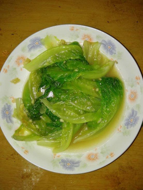 蒜蓉炒生菜