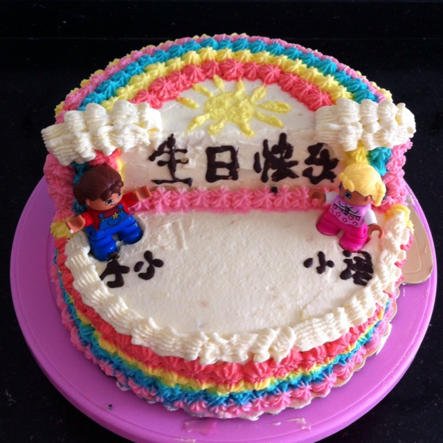 小汽车场景生日蛋糕