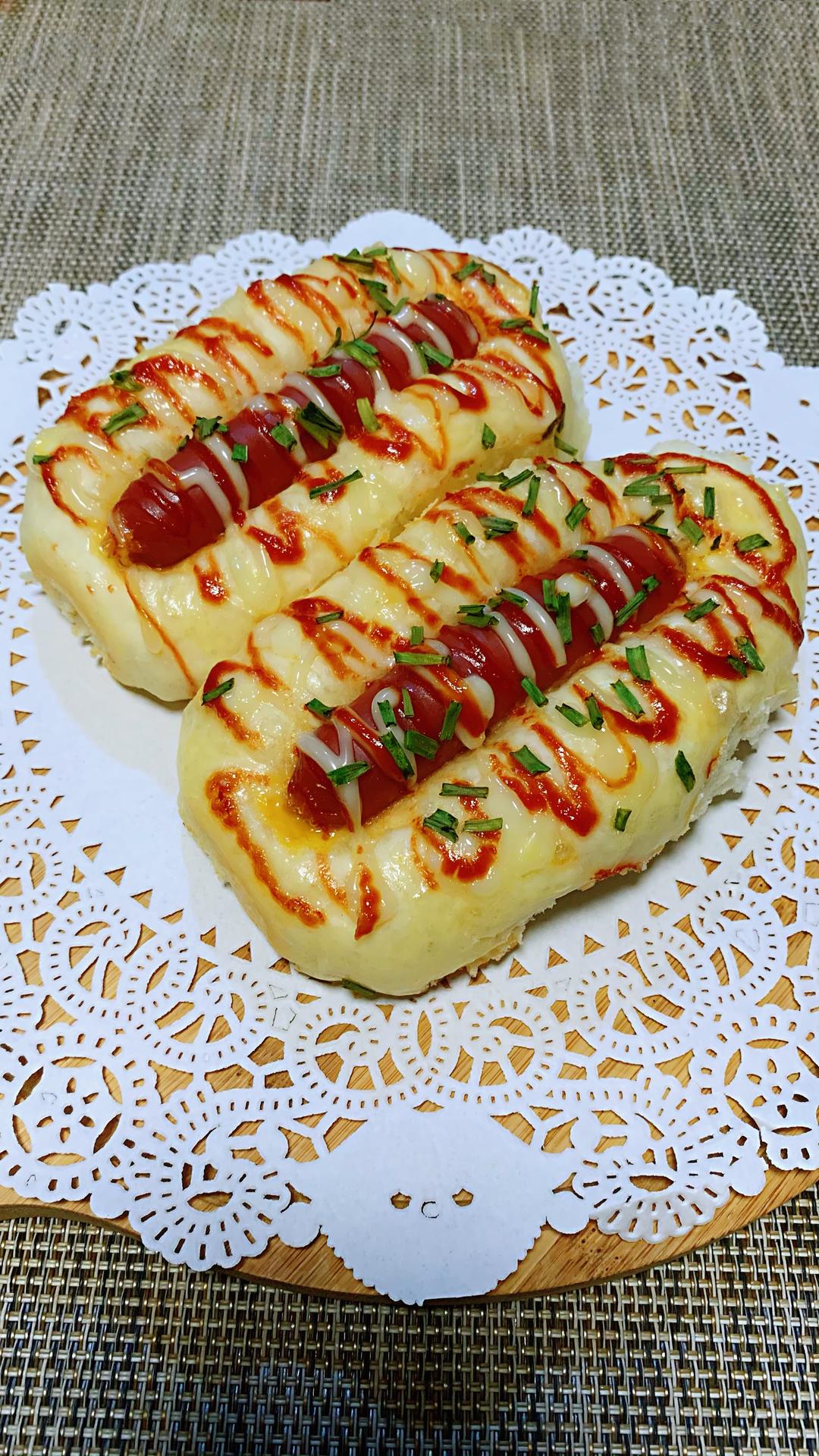 肉松热狗面包的做法