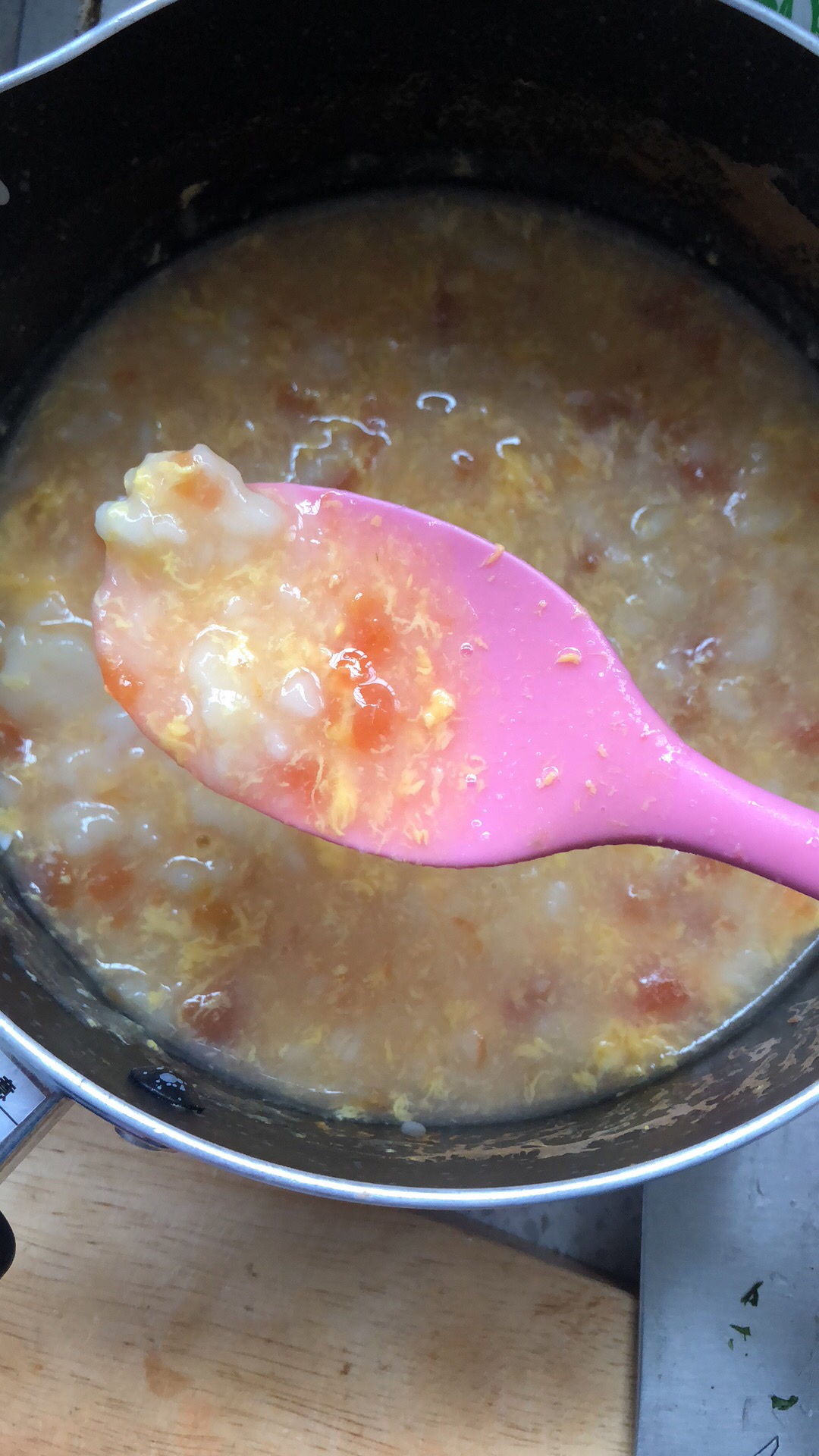 番茄疙瘩汤（八个月宝宝辅食）