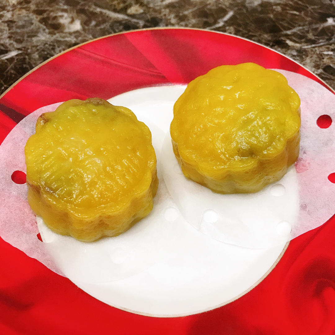 软糯香甜的南瓜饼，比雪媚娘还好吃