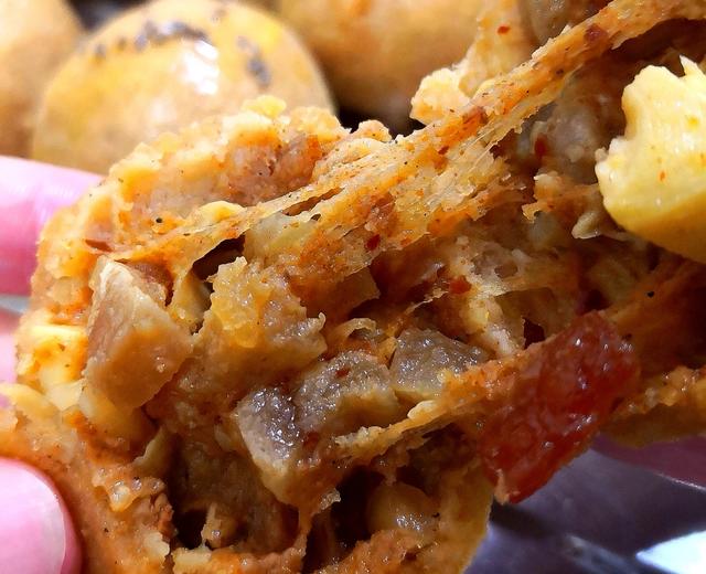 生酮月饼:猪油渣酸笋馅的做法