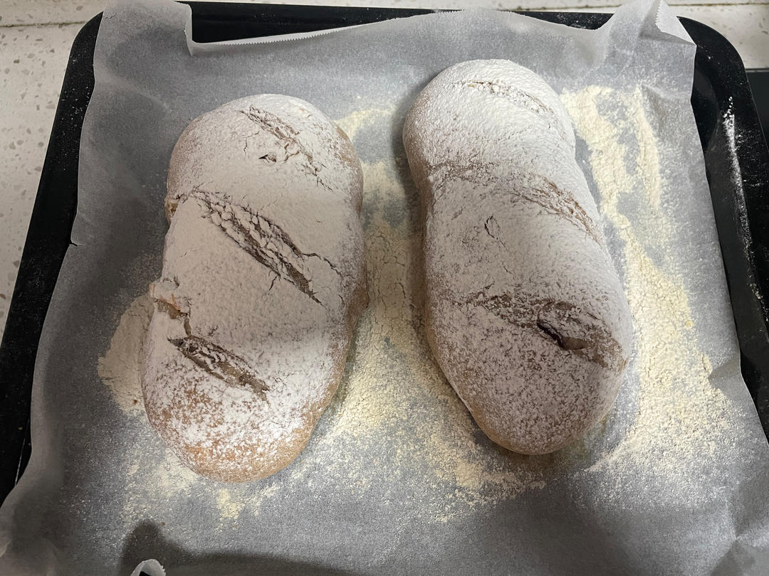 全麦核桃包～软欧包