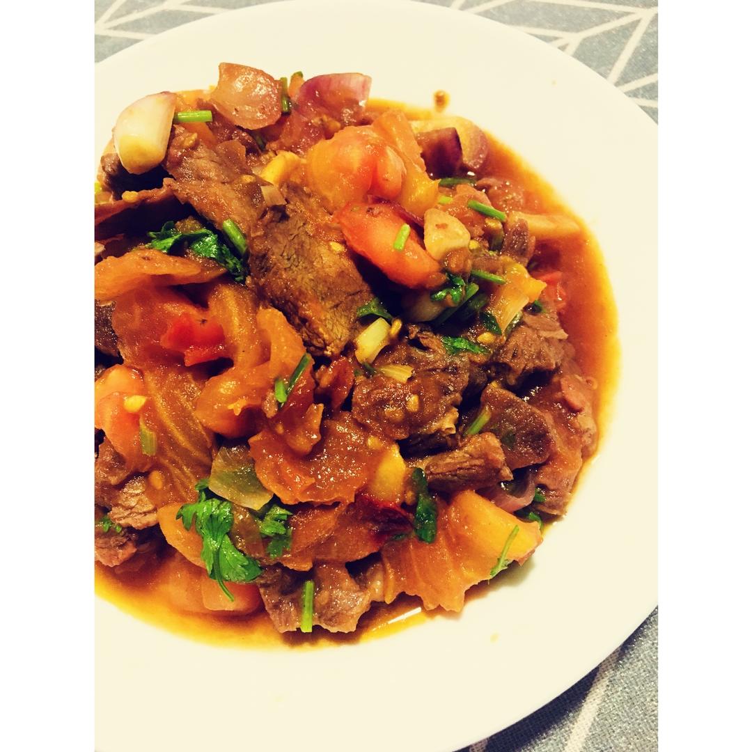 番茄牛肉
