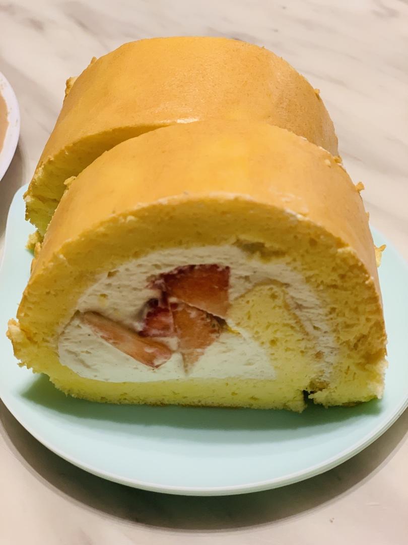 【北鼎品牌公开课】不易裂的戚风蛋糕卷（百香果芒果&芋泥肉松两种口味）