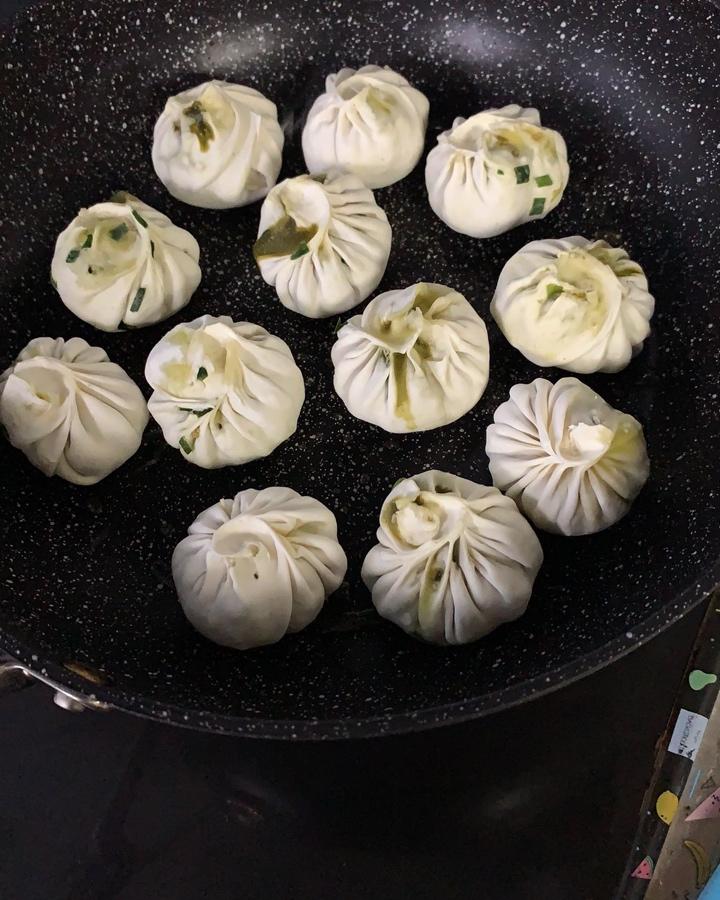饺子皮版生煎包