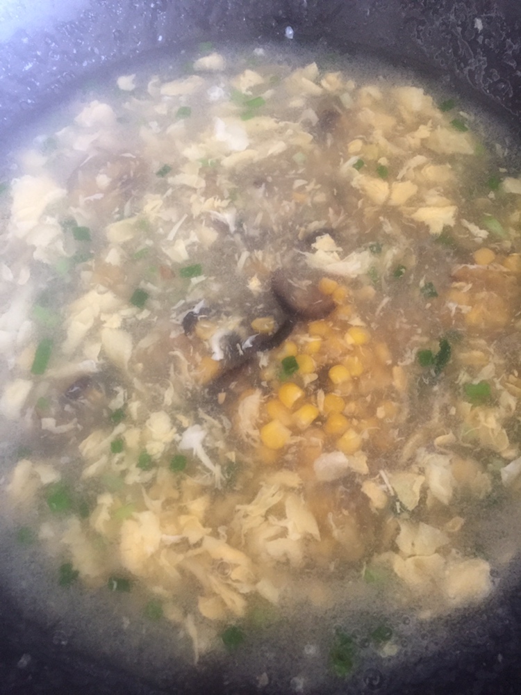 海参玉米粒蛋汤的做法 步骤6