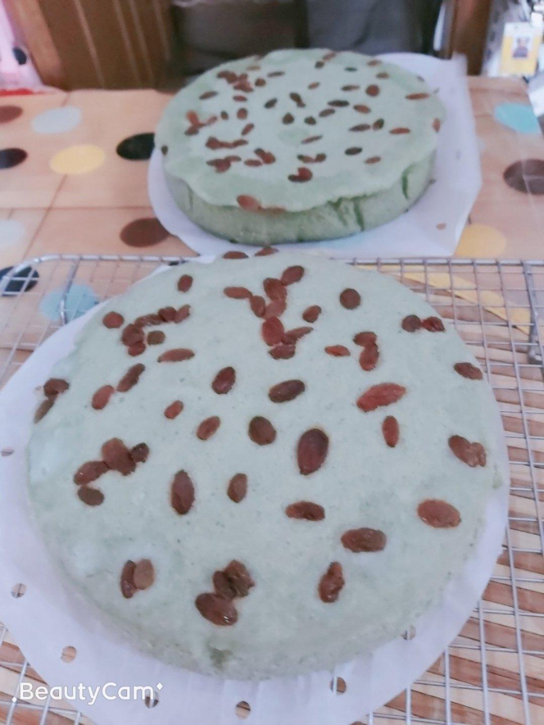 蒸糯米蛋糕：不分蛋无油无水无泡打粉可蒸可烤可电饭煲