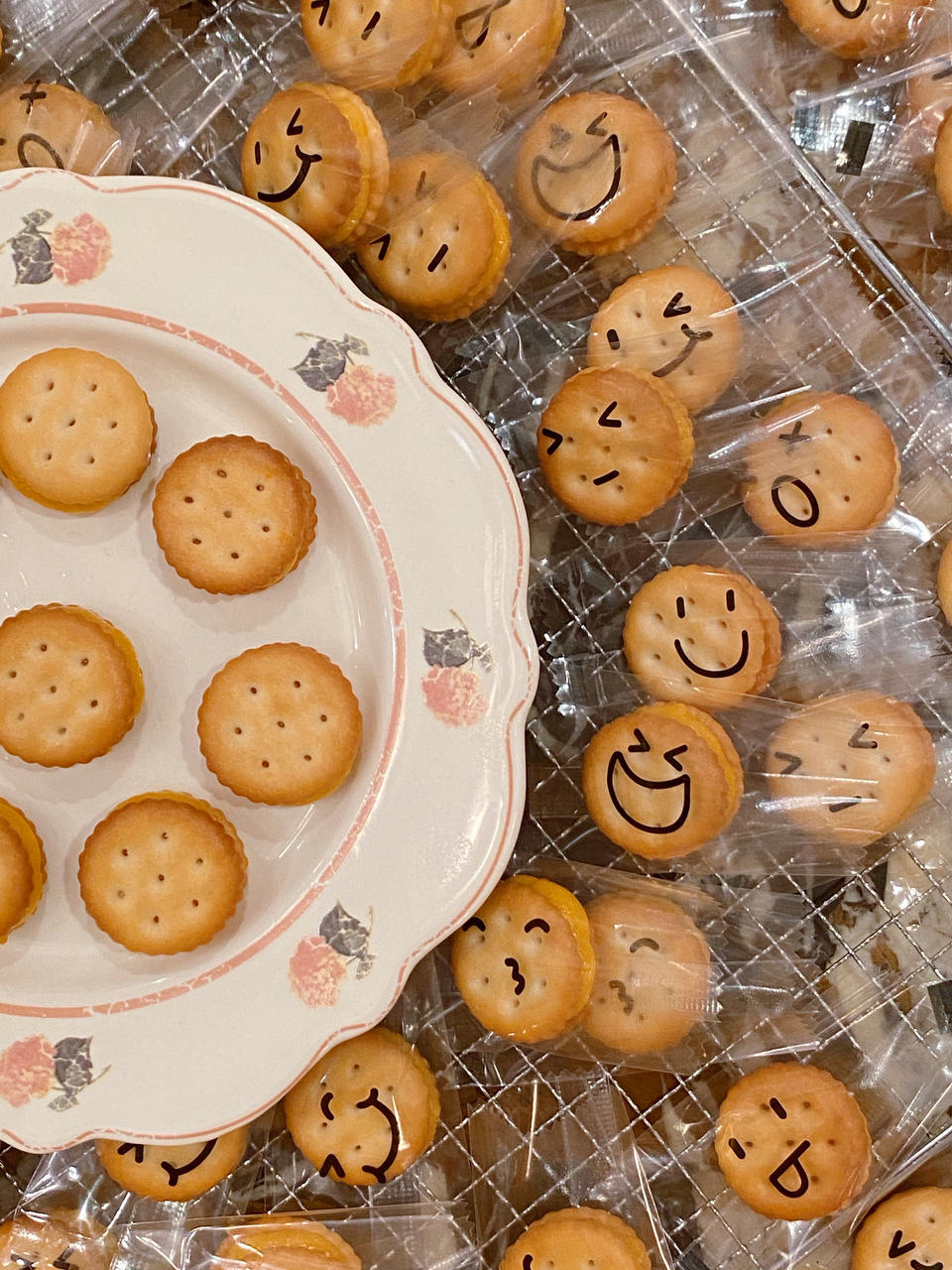 🔥超级拉丝的咸蛋黄纽扣饼干